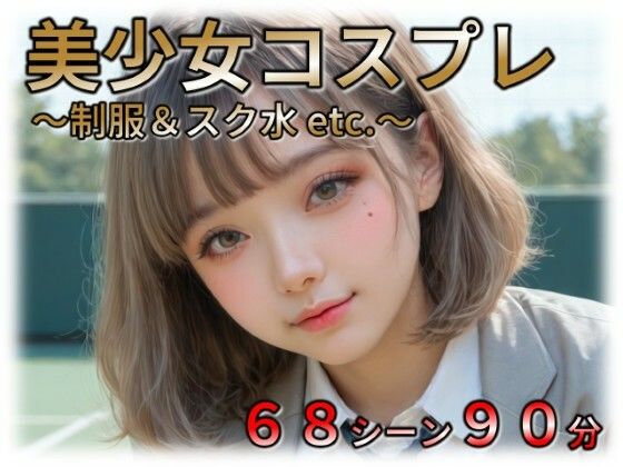 美少女JKコスプレ 〜制服＆スクール水 etc.〜【ラストヴァース☆LustVerse】  エロ画像745372