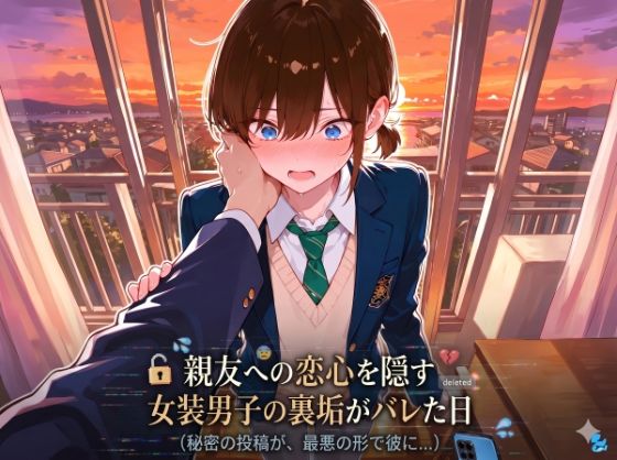 親友への恋心を隠す女装男子の裏垢がバレた日【LagusWorks】  エロ画像759005